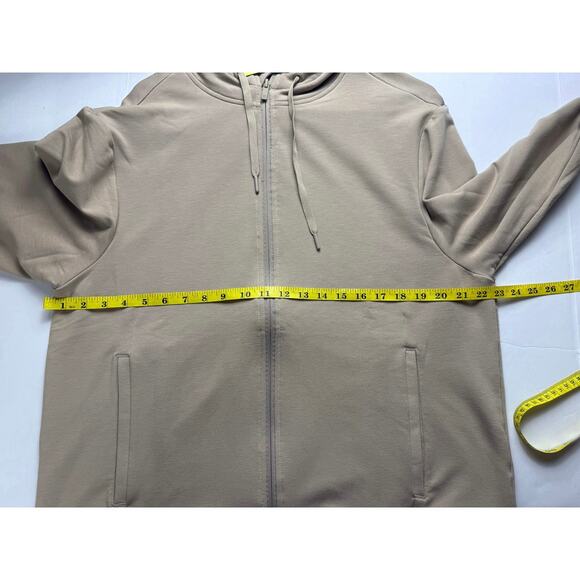 All In Motion Beige Full Zip Hoodie - Size L - NWT - Picture 5 of 6
